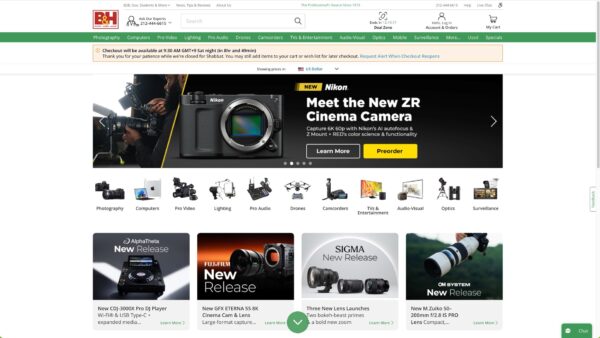 B&H Photo Video