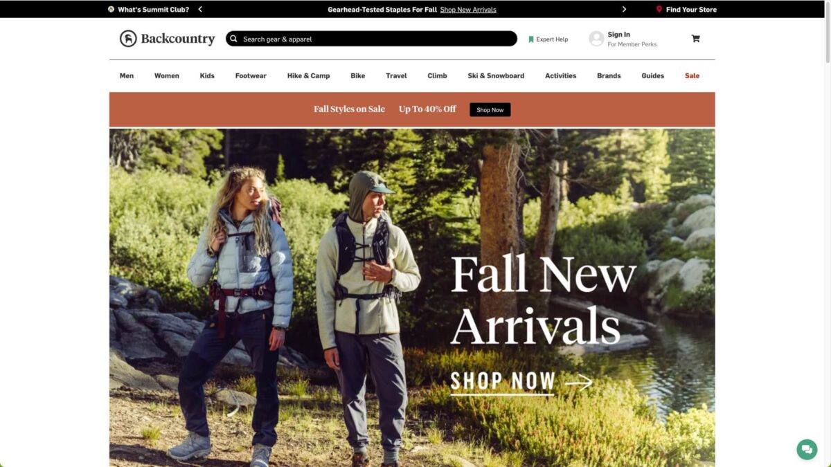 Backcountry公式サイトの基本情報と取扱ブランドまとめ