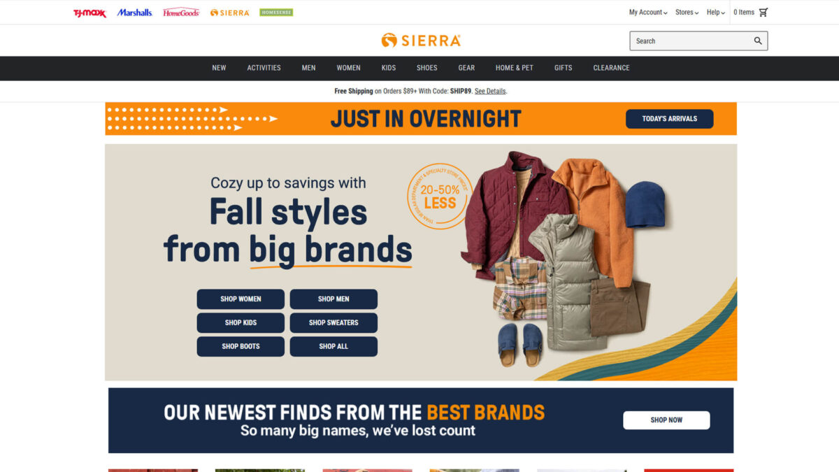 Sierra公式サイトの基本情報と日本からの購入方法